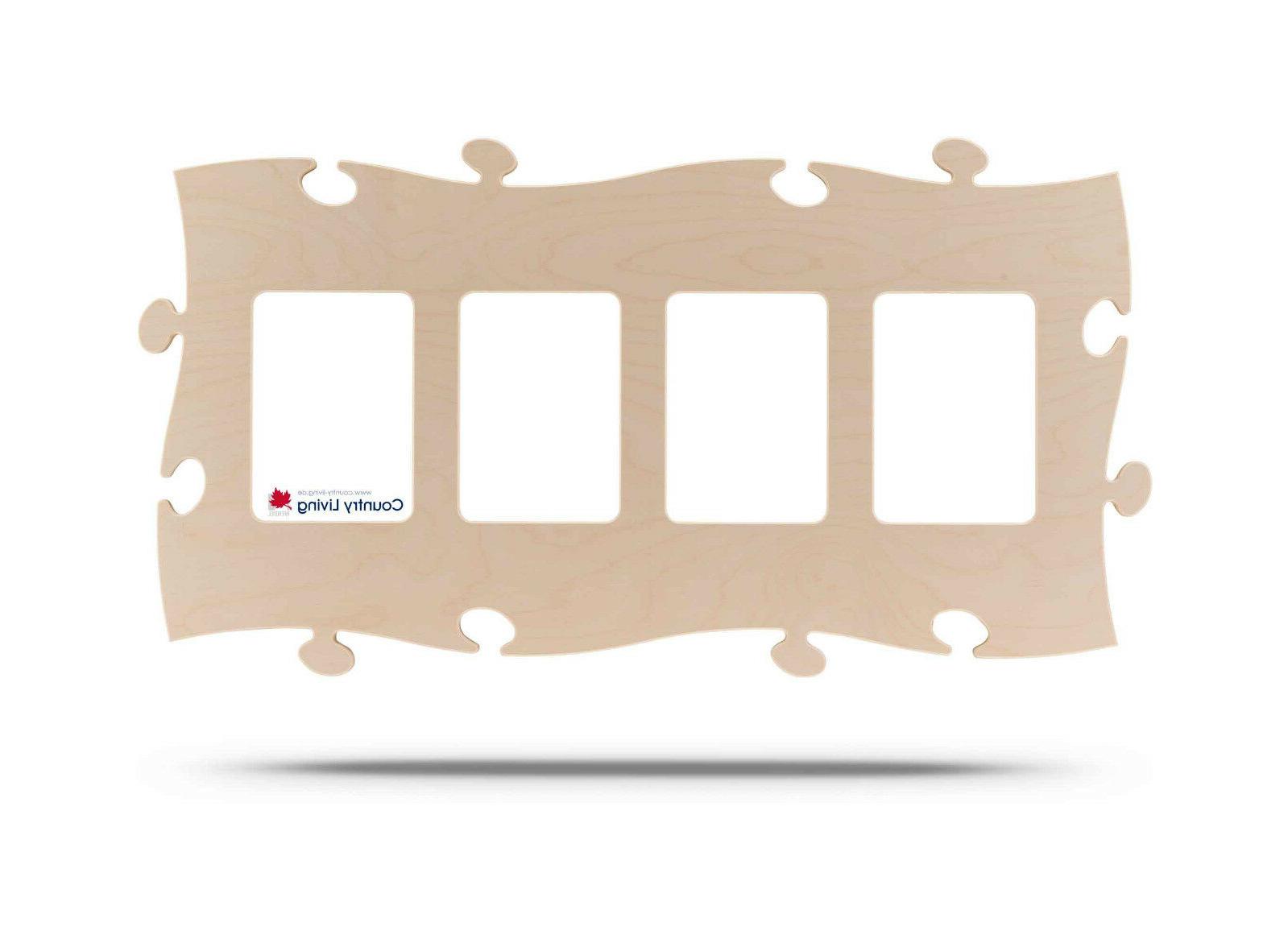puzzle cornice 4 x 13x18cm colori puzzle