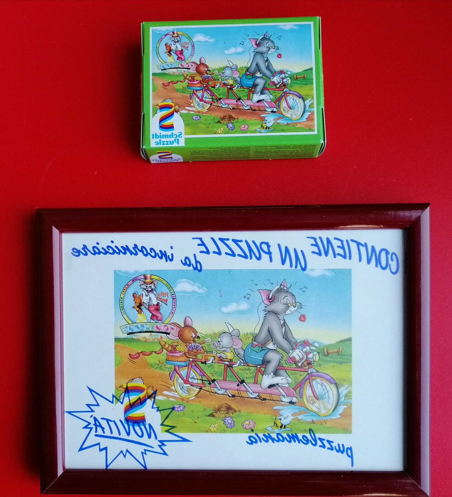 puzzle schmidt tom and jerry cornice legno