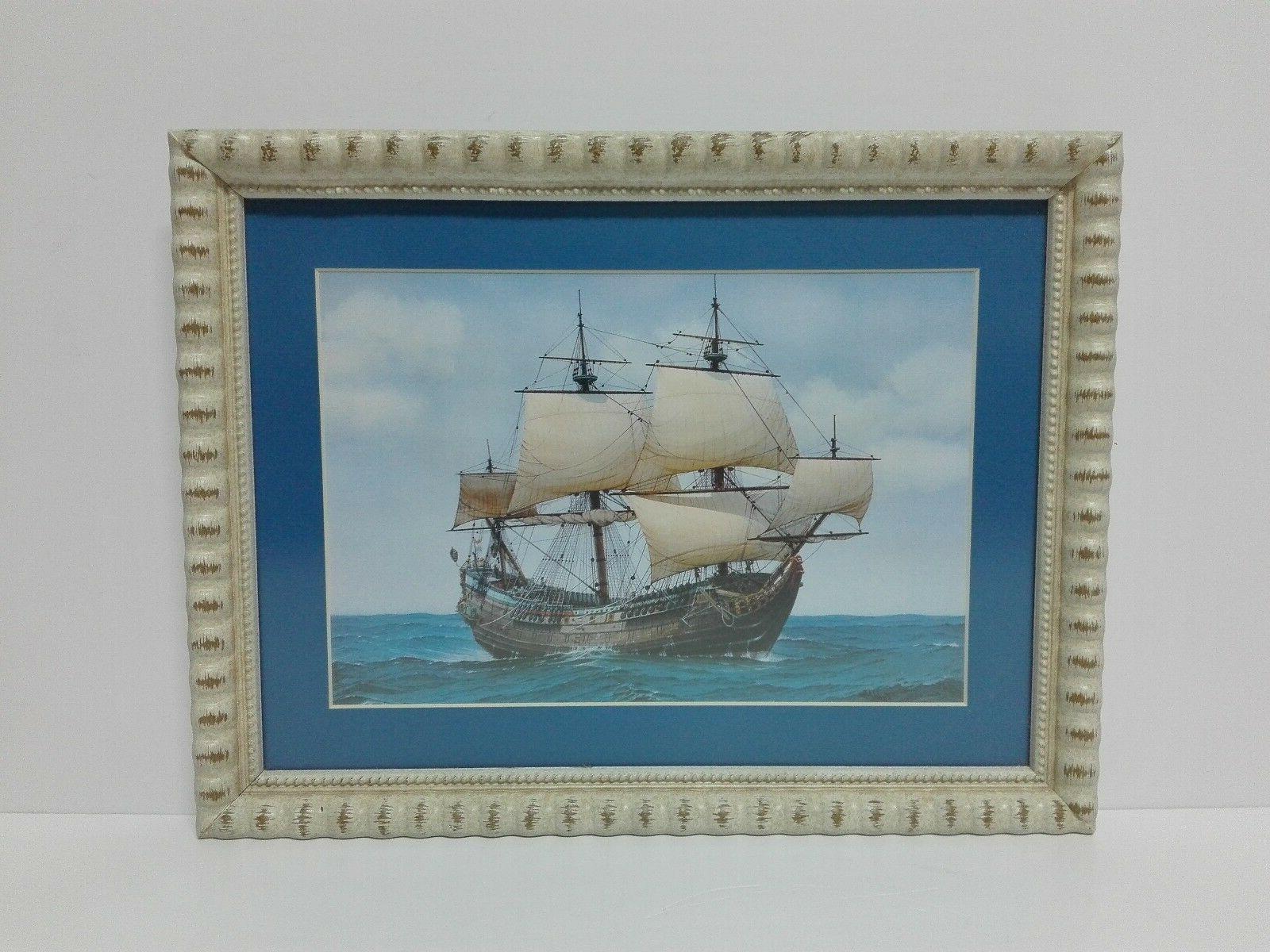 quadri nautica barca galleon cornice e con