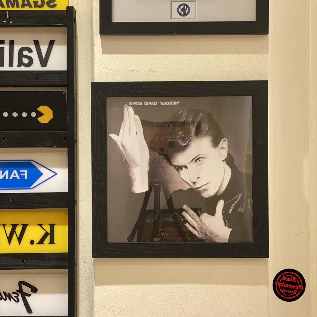 quadri vinile david bowie heroes 30x30 cm