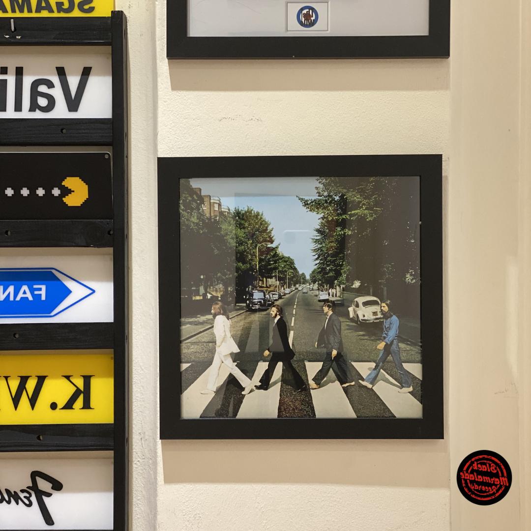 quadri vinile the beatles abbey road 30x30