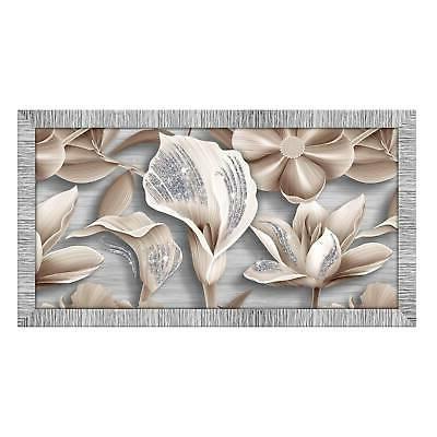quadro con cornice giovy bianca argento 60x110