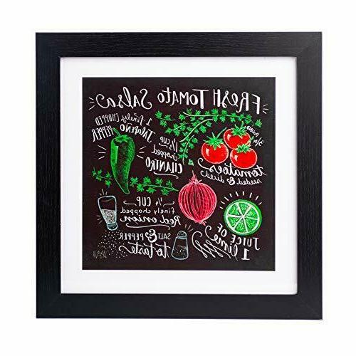 quadro cucina 30x30 cm fresh tomato salsa