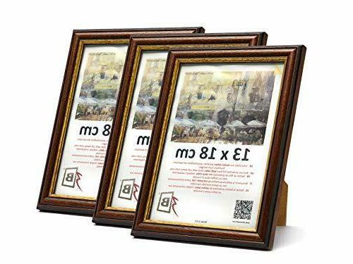 set di pezzi 3 cornici bari rustico