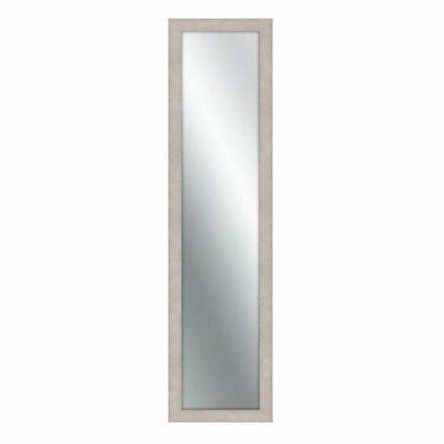 specchiera da parete con cornice in legno