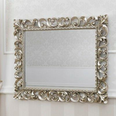 specchiera zaafira stile barocco cornice traforata foglia