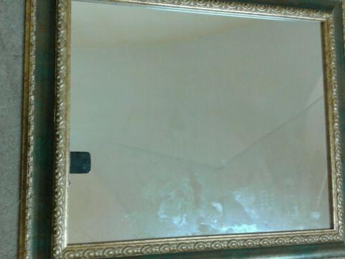specchio specchiera cornice legno come da foto