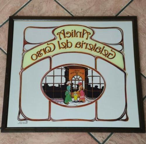 specchio vintage antica gelateria del corso 53x48