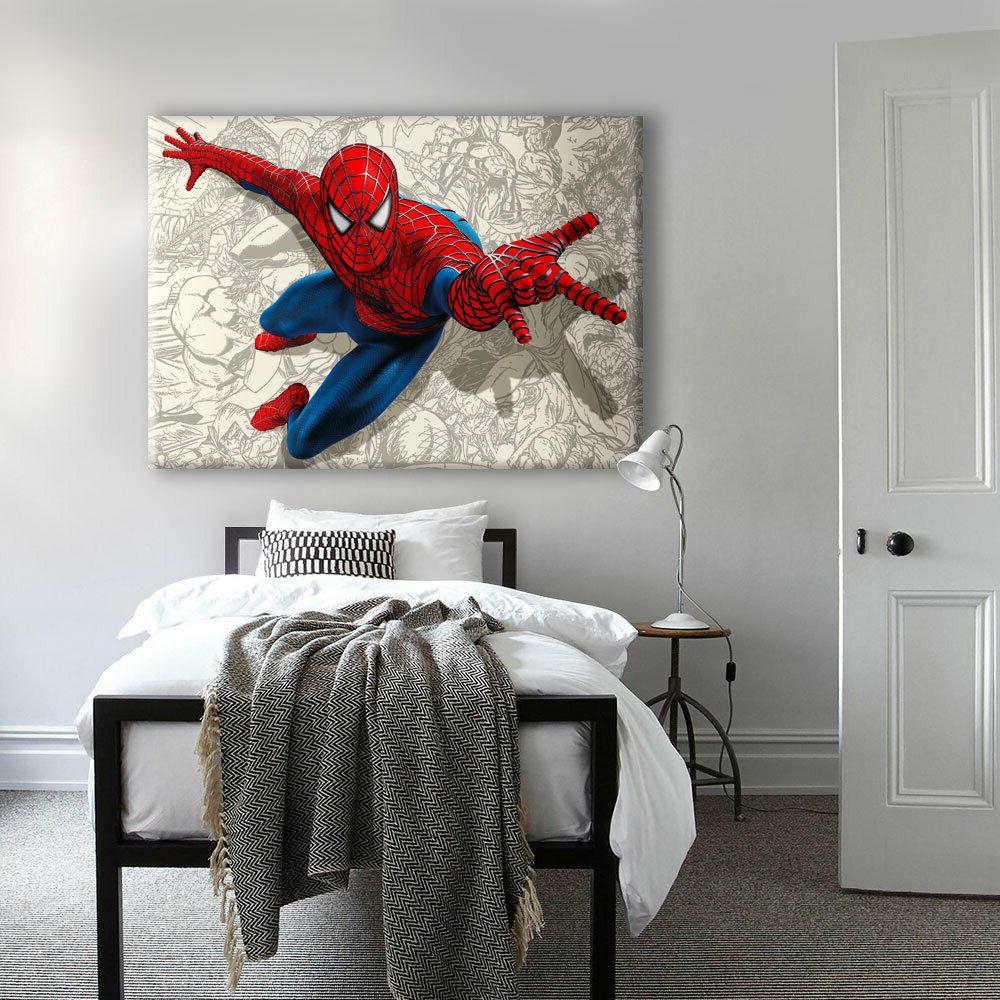 spiderman uomo ragno super eroe quadro canvas