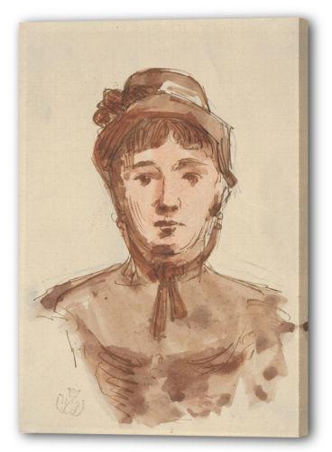 tela cornice emile schuffenecker ritratto di una