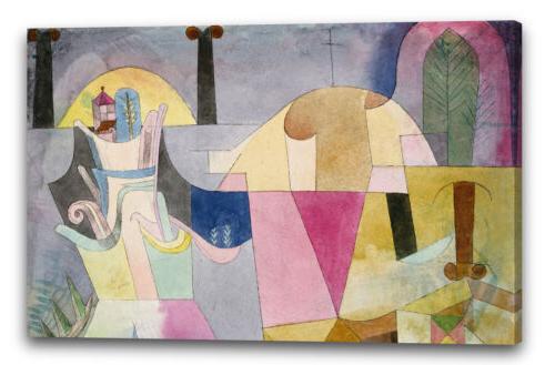 tela cornice paul klee colonne nere in
