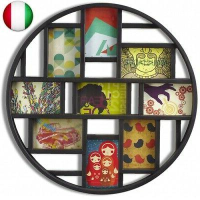umbra cornice multipla da parete luna colore