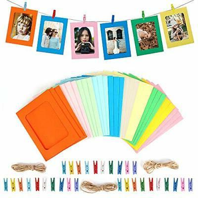 veesun portafoto con mollette 30 pcs cornici