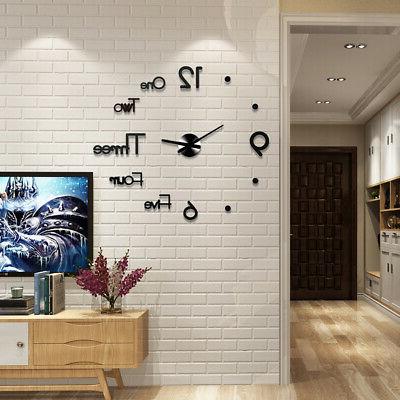 wall clock acrilico moderno fai da te