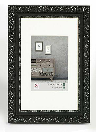 walther cornice in legno design barocco nero