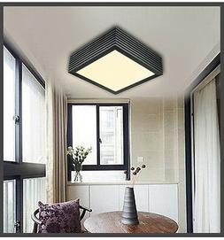 LED Plafoniera 2061-25 25 10cm 15W Nero E Bianco Alluminio T