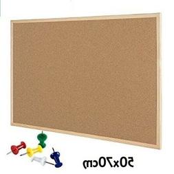 Lavagna Bacheca In Sughero Cornice Legno 50x70cm Appunti Fot