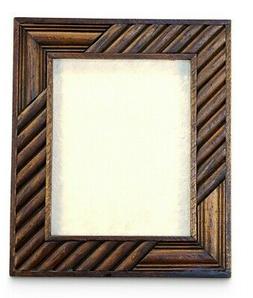 Per Immagini 24x19 Cm Massello Foto Teak Natura Grande Nuovo