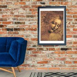 Leonardo da Vinci - Femmina Testa La Scapigliata 1508 Poster