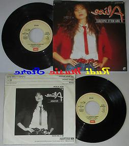 LP 45 7'' ALICE Una notte speciale Senza cornice 1981 german