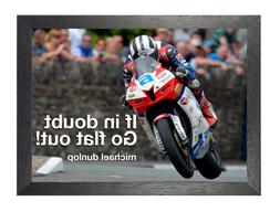 Michael Dunlop 1 Irlandese Professionale Moto Racer Leggenda