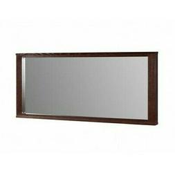 Moderno Grande Specchio da Parete Vero Legno Cornice Appende