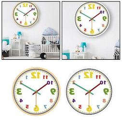 Non Ticchettio Bambini Orologio Da Parete 12 Pollici Decorat