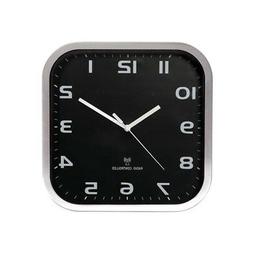 OROLOGIO DA PARETE 30x30cm Radiocontrollato DCF cornice allu