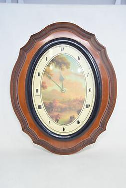 Orologio Da Parete 50 X 40 Cm Cornice In Legno Con Stampa Pa