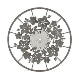 Orologio da parete design cornice di fior di loto fango 60cm