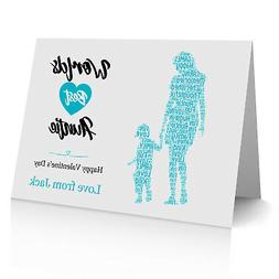 Personalizzato Thank You Parola Arte Per Auntie Da Nephew So