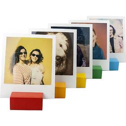 Polaroid Photo Stand - Set 5 supporti arcobaleno per esposiz