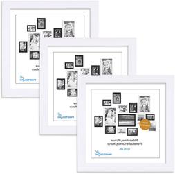 Per Foto Da 15x15 Cm Modern Bianco In Mdf Con Vetro A