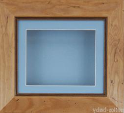 Piccolo Abete Rustico Profonda Espositore a Scatola Cornice 