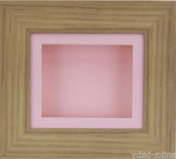 Piccolo Effetto Rovere Profonda Espositore a Scatola Cornice