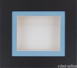 Piccolo Nero Profonda Espositore a Scatola Cornice Medaglie 