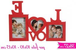 PORTA FOTO Cornice portafoto love 3 spazi San Valentino in l