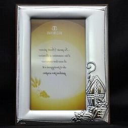 PORTAFOTO CORNICE ARGENTO  CRESIMA 12 x 18 IDEA REGALO NOVIT