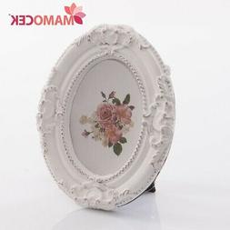 PORTAFOTO CORNICE BIANCA resina ovale 9x11,5 bomboniera batt