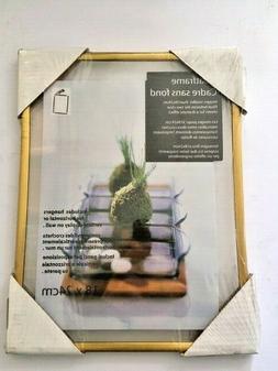 Da Muro Foto 2 Lastre Trasparenti 18x24 Cm Oro Dorata