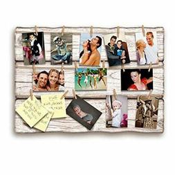 Portafoto da appendere Shabby Brown board 50X70