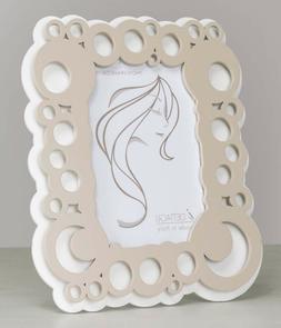 Portafoto di Design, Home Design, Bianco Tortora in legno, c