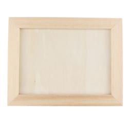 Portafoto / foto in legno naturale per arte, artigianato, es