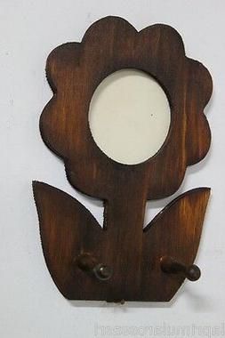 PORTAFOTO IN LEGNO DA PARETE A FORMA DI FIORE H CM 19 - APPE