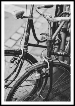 Poster - Bycicle - Quadro Cornice Fotografia Vintage Stampa 