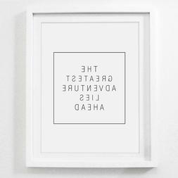 Poster motivazionale parete tela senza cornice LA PIU' GRAND