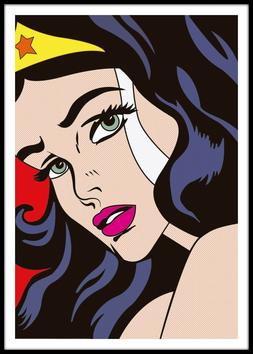 Poster - Wonder Woman - Quadro Cornice Arte Stampa Grafica P