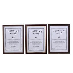 Prettyia A4 Diploma, Certificato, Foto, Cornice in legno per