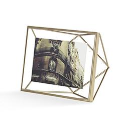 Umbra Prisma 4X6 Photo Display, Matte Brass