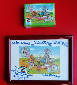 PUZZLE SCHMIDT TOM & JERRY + CORNICE LEGNO 54 PEZZI CM.13X18